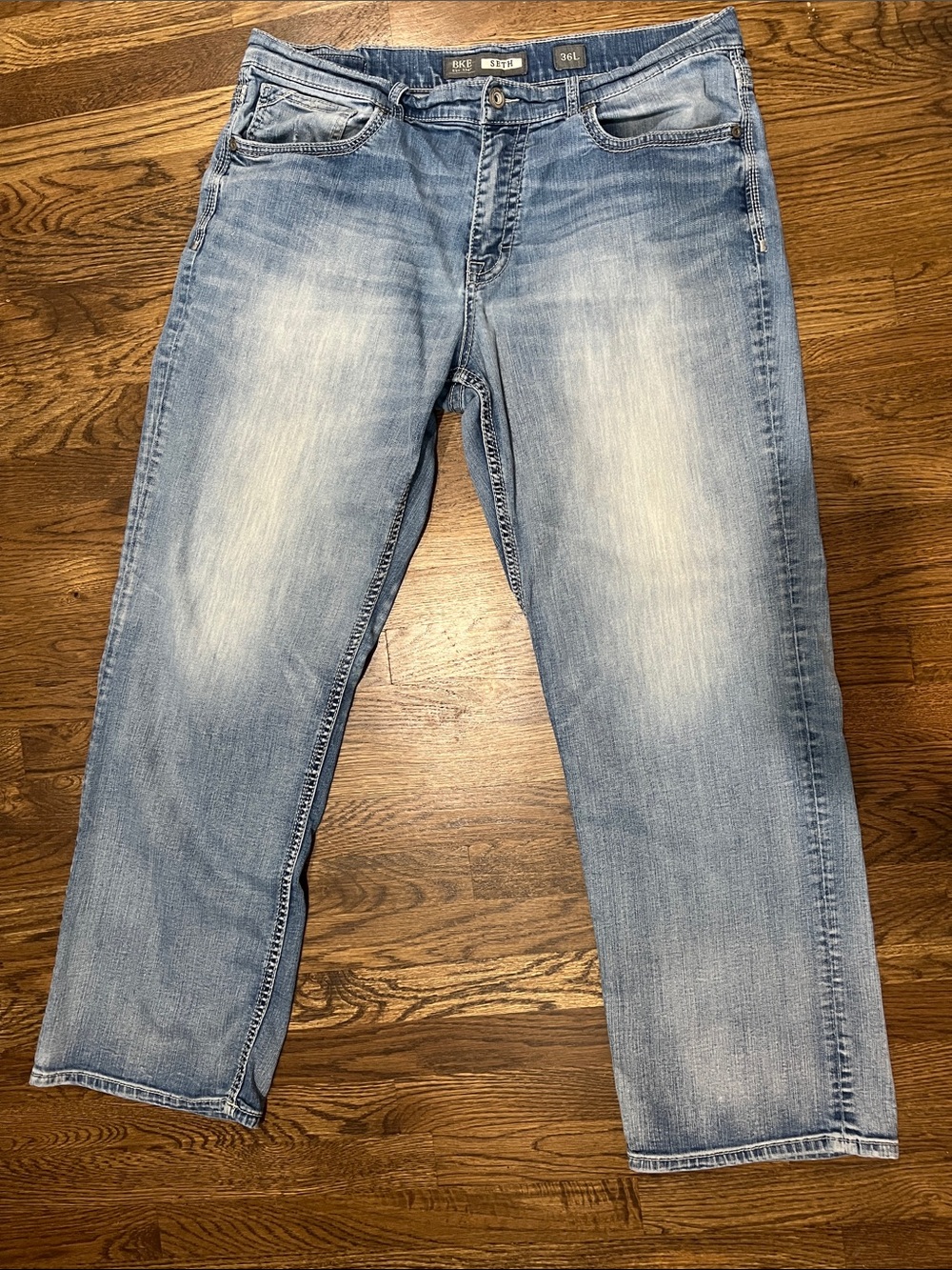 BKE Light Wash Relaxed Fit Men's Jeans